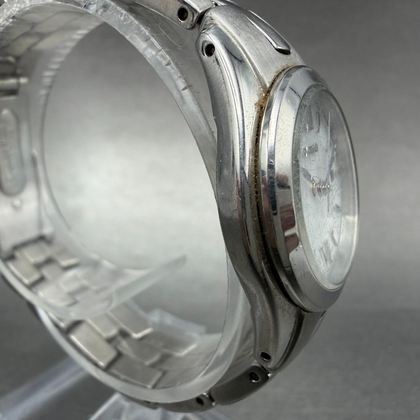 Seiko Watch Women 26mm MOP Dial Silver Tone Date Round 7N82-0EG0 New Battery3
