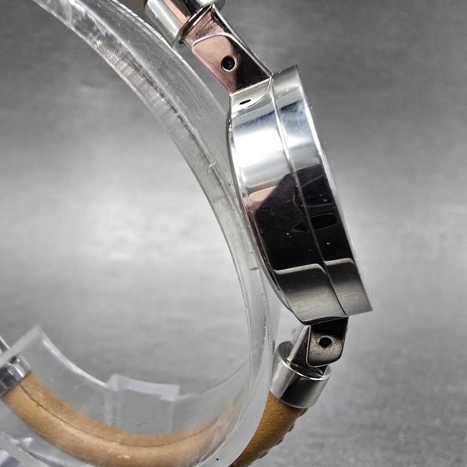 Coach Watch Women 23mm Silver Dial Silver Tone Round 0252 New Battery3