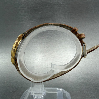 Seiko Watch Women 25mm Cream Dial Gold Tone Round V701-1930 New Battery6