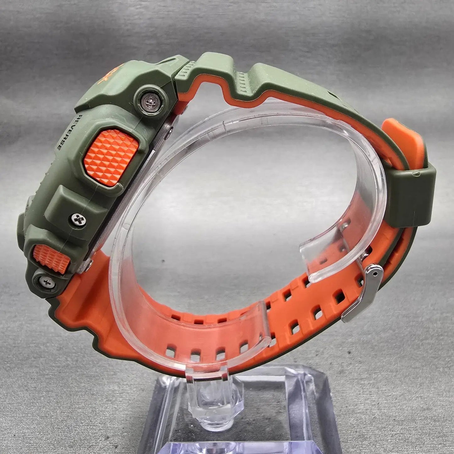 Casio G-Shock GA-110LN Watch Men 51mm Black Dial Green Chrono Alarm New Battery6
