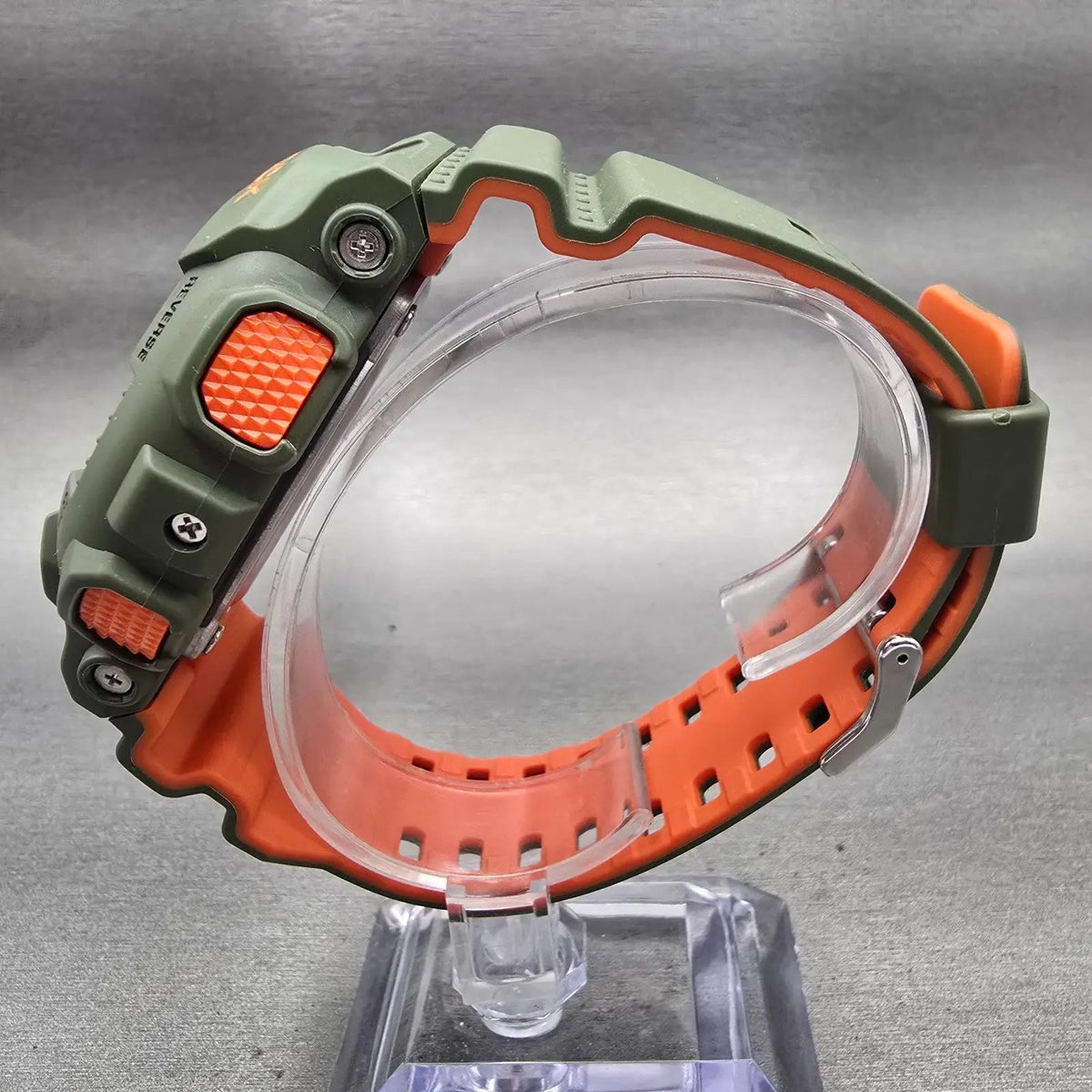 Casio G-Shock GA-110LN Watch Men 51mm Black Dial Green Chrono Alarm New Battery6