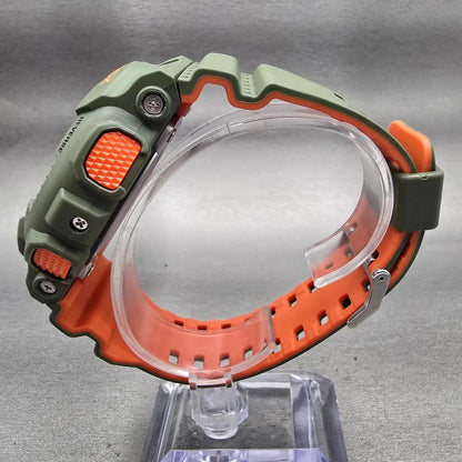 Casio G-Shock GA-110LN Watch Men 51mm Black Dial Green Chrono Alarm New Battery6