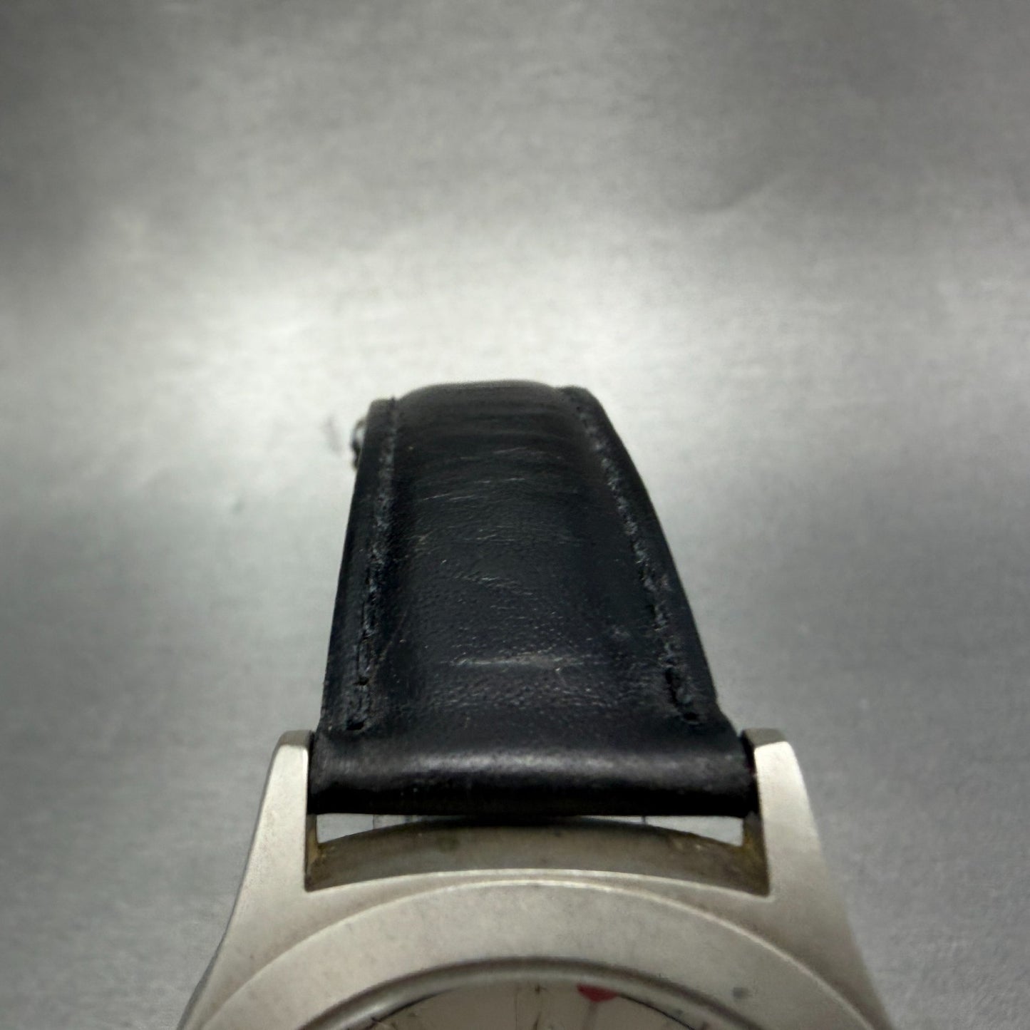 Eddie Bauer Triple Calendar Watch Men 38mm White Dial Steel Round #53201 PARTS5