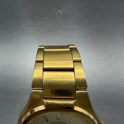 Citizen Watch Men 36mm Champagne Dial Gold Tone Daydate 2500-S071879 New Battery4