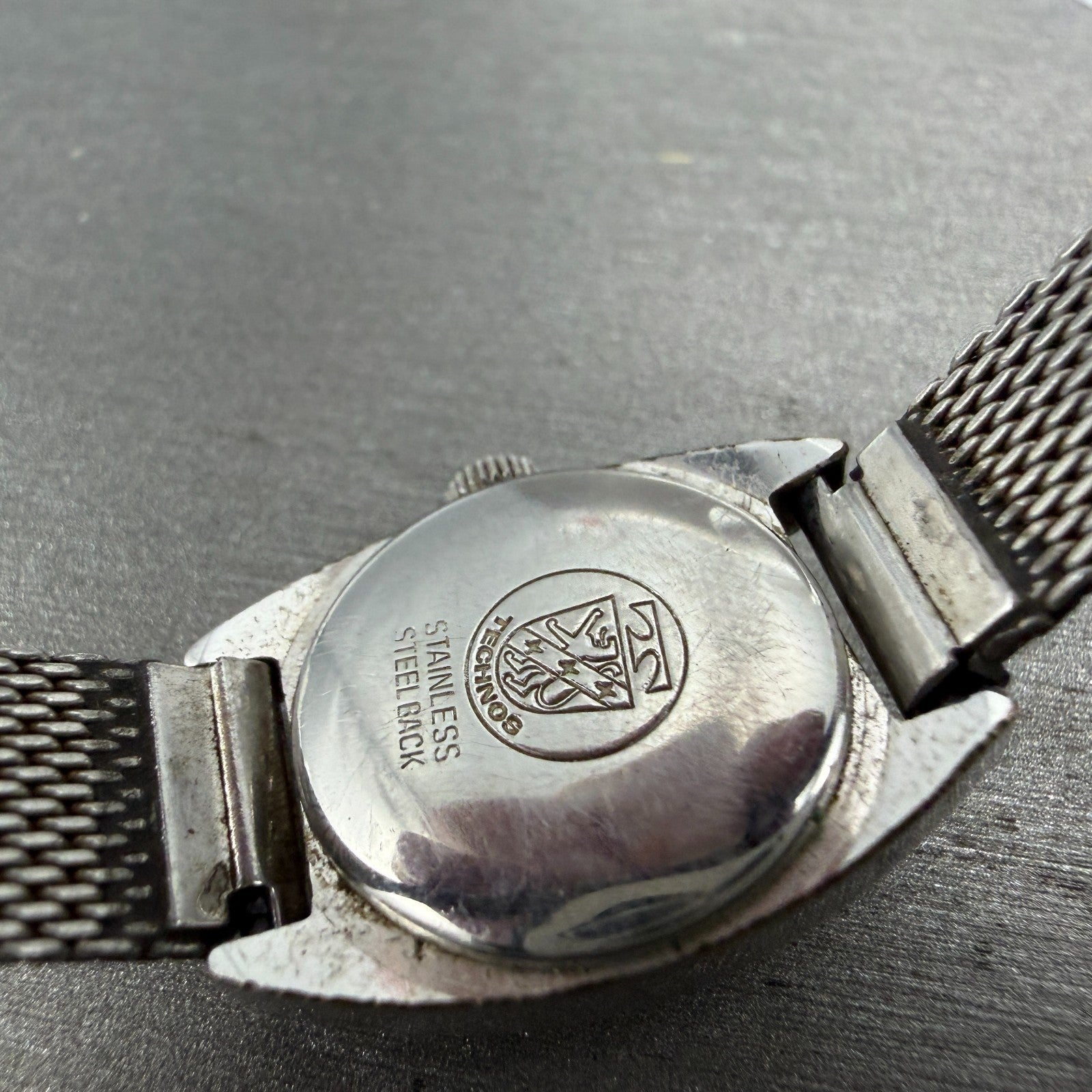 Technos Star lady Watch Women 19mm Silver Dial Steel Manual Wind Mesh Manual9