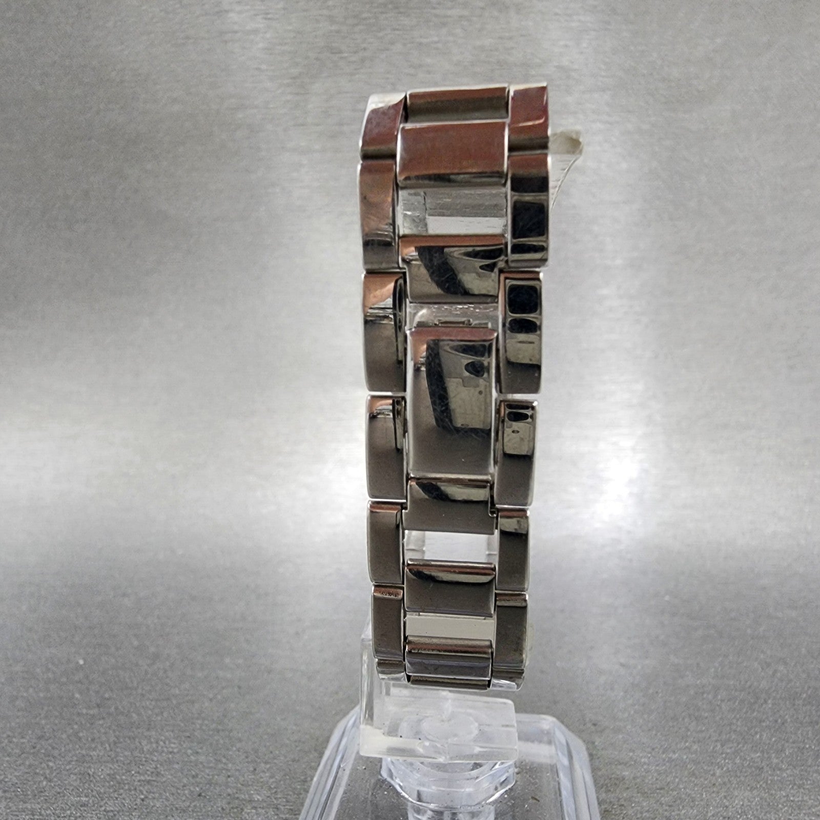 Citizen Tank Watch Women 15mm MOP Dial Silver Tone Rectangle New Battery7