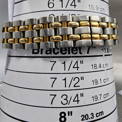 Raymond Weil Tango Tank Watch Women 17mm MOP Dial Two Tone Rectangle New Battery10