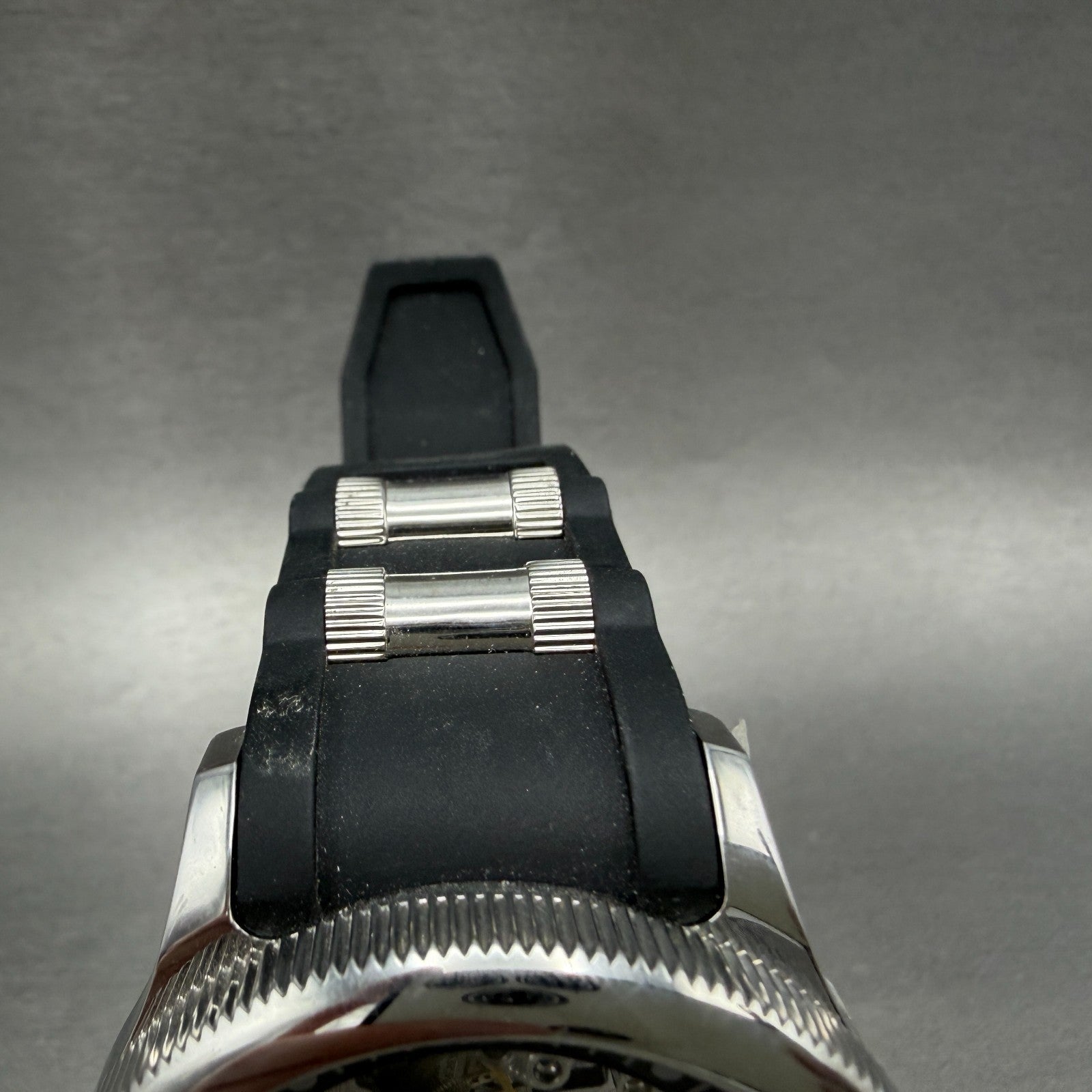 Invicta Russian Diver Watch Men 52mm Skeleton Dial Silver Tone Manual 1088 Runs5