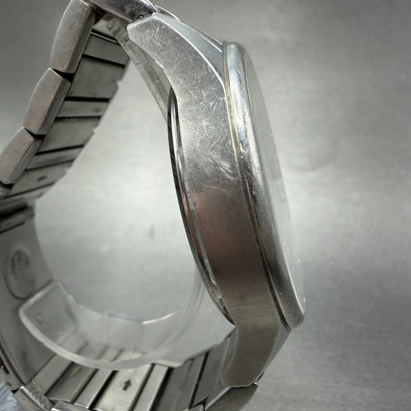 Tommy Hilfiger Watch Men 44mm Silver Dial Silver Tone Date Month New Battery3
