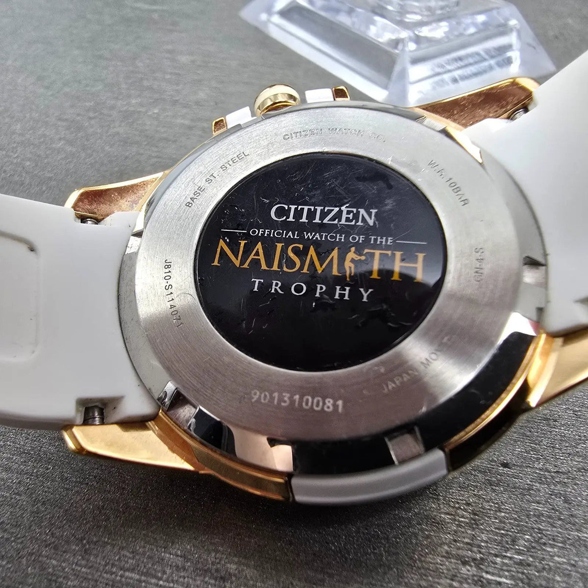 Citizen Eco-drive Veya Watch Women 38mm White Dial Gold Tone Date Round Works9