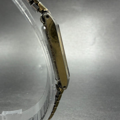 Citizen CQ tank Watch Women 14mm Black Dial Gold Tone 2250-K00535 New Battery3