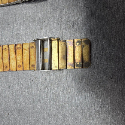 Seiko Bracelet 19mm Stainless Steel Gold Tone READ!!!!!!! Vintage Z4625