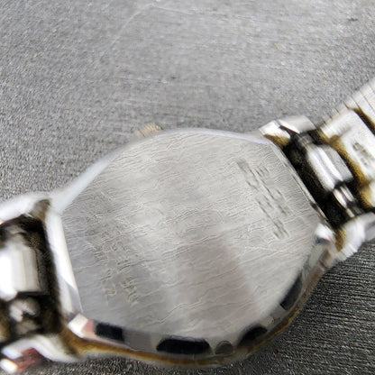 Bulova Watch Women 18mm White Dial Silver Tone Round 91L06 New Battery9