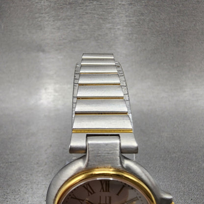 Dunhill Millennium Watch Women 26mm Silver Dial Two Tone Date 139174 READ NewBat4