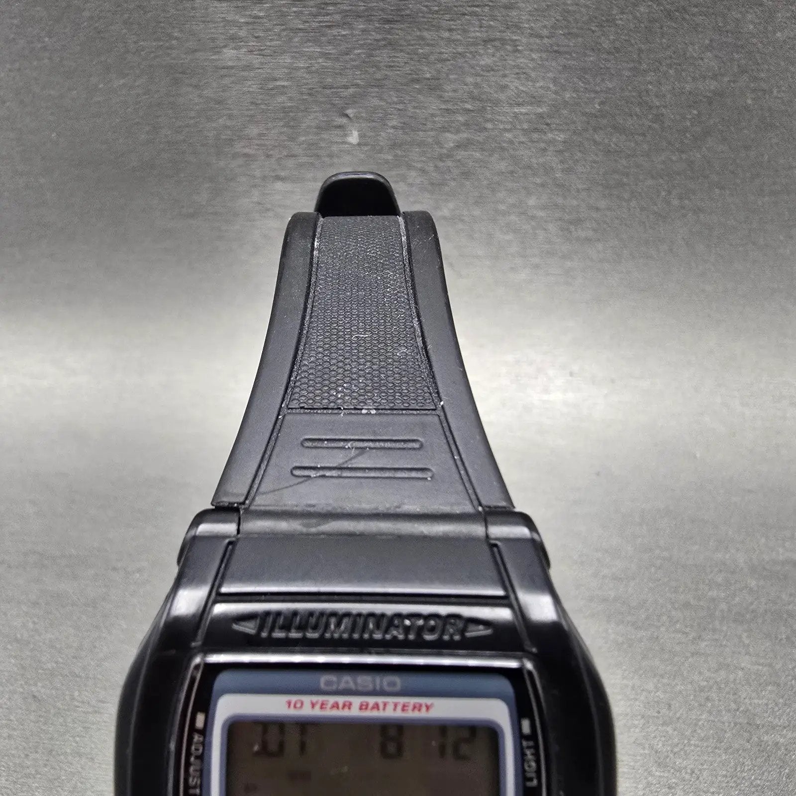 Casio W-201 Watch Men 36mm Black Alarm Chrono Digital Illuminator New Battery LP4