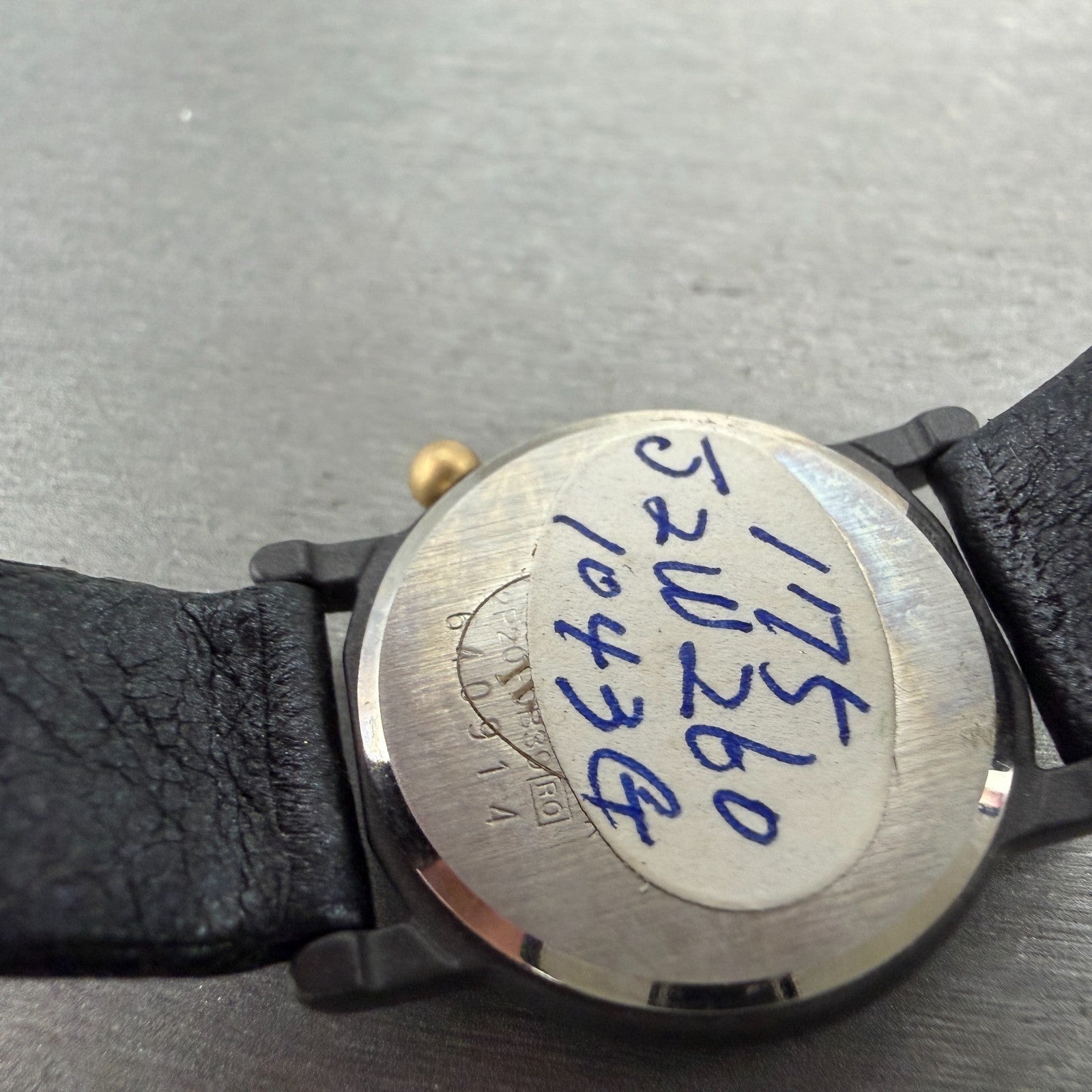 Seiko Watch Women 25mm Silver Dial Gray Tone Round 2P20-0B39 New Battery NOS9