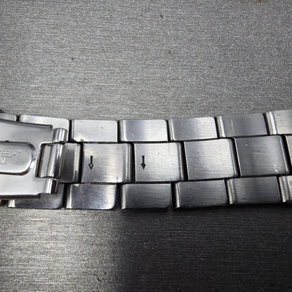 Seiko Bracelet 20mm Stainless Steel Silver Tone Tri Folding Clasp 4A5G1CI Japan16
