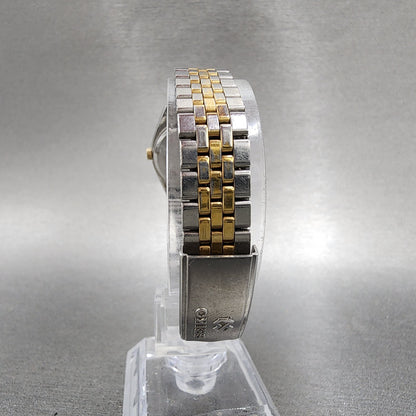 Seiko Watch Women 24mm Silver Dial Two Tone Daydate Round 3Y030010 New batt7