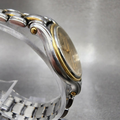 Longines Golden Wing Watch Women 26mm Champagne Dial Two Tone Date New Battery3