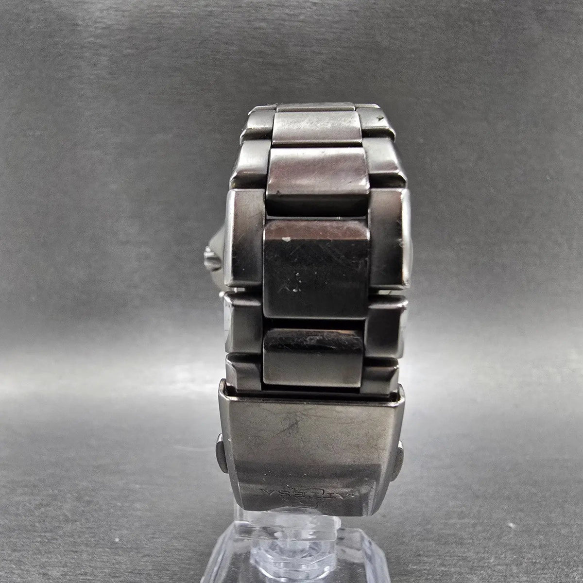 Citizen Attesa Watch Men 39mm Black Dial Titanium Date Atomic Solar H410 PARTS8