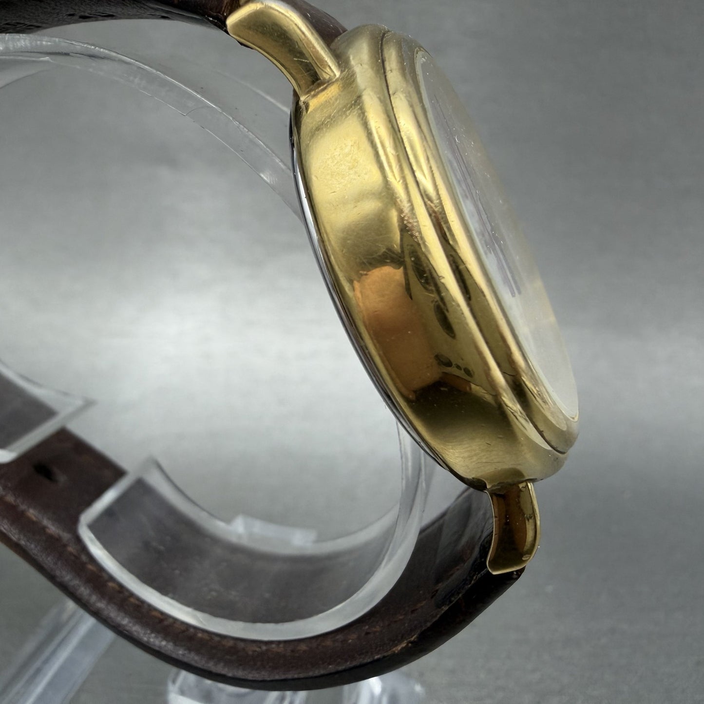 Movado Chronograph Watch Men 38mm White Dial Gold Tone Date 87.A5.860 New BattAB3