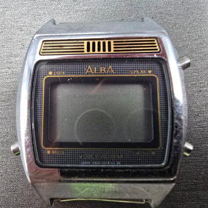 Seiko ALBA Digital Watch Men 35mm Digital Vocie Alarm Y824-5010 JDM PARTS2