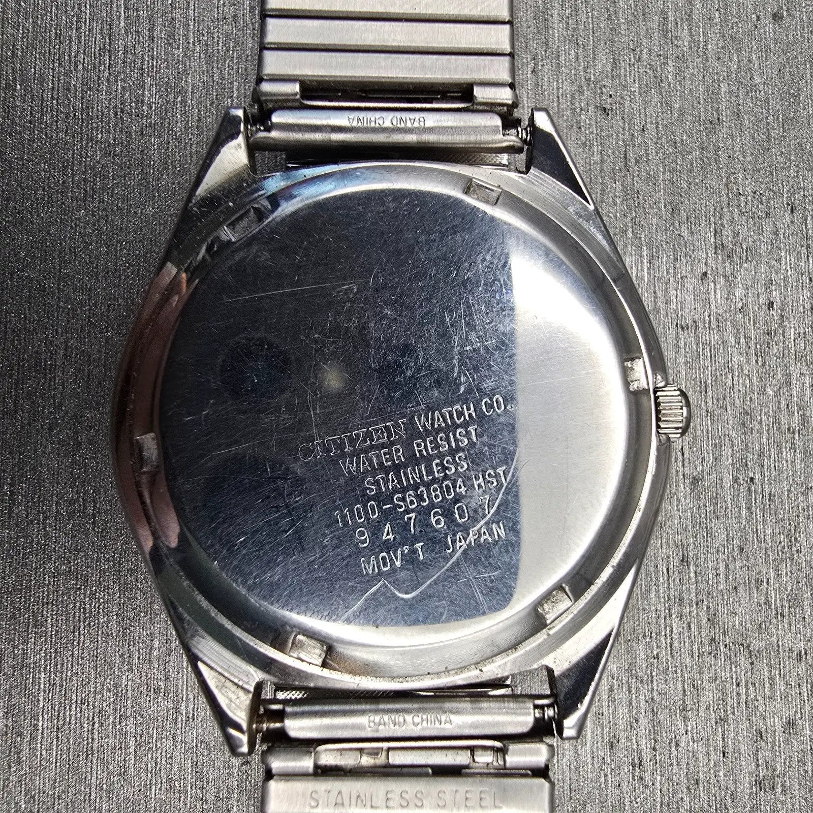 Citizen CQ Watch Men 36mm Silver Dial Silver Tone Daydate 1100-S63804 New Batt10