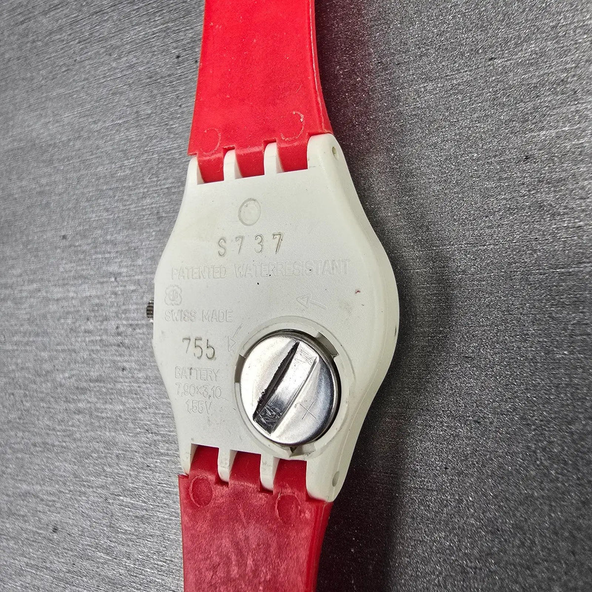 Swatch Speedlimit Watch Women 25mm Black Dial White Case Round LW117 New Battery11