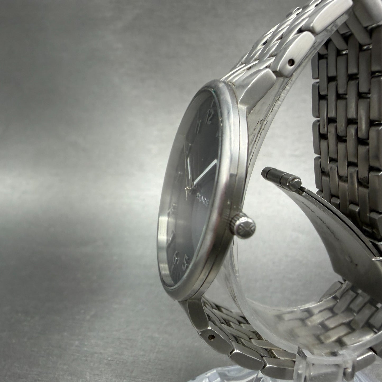 Skagen Ancher Watch Men 40mm Gray Dial Silver Tone Round SKW6247 New Battery2