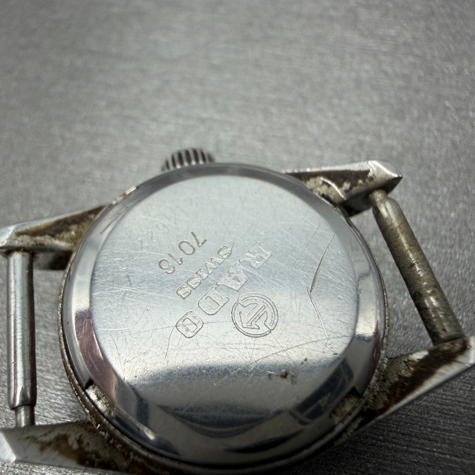 Rado Emile Watch Women 21mm Silver Dial Silver Tone Date Round 7016 Auto PARTS7