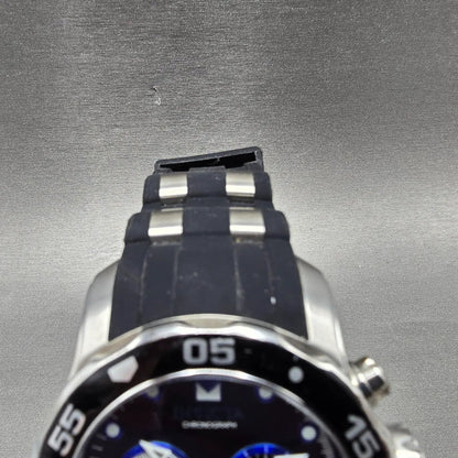 Invicta Pro Diver Chronograph Watch Men 48mm Black Dial Steel Date 24851 New Bat4