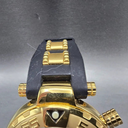 Invicta Subaqua Reserve Chronograph Watch Men 47mm Purple Dial Gold Date New Bat4