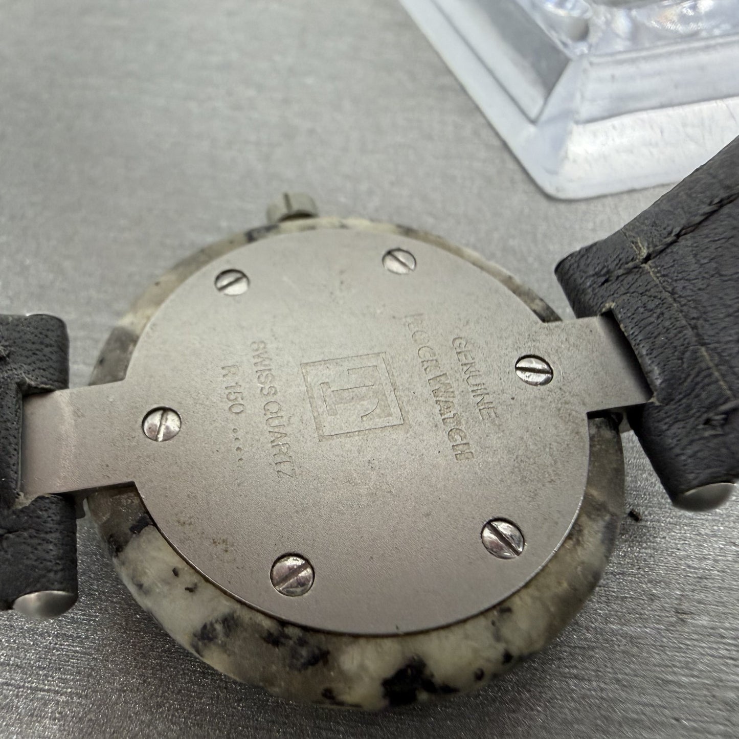 Tissot Rock Watch Women 30mm Silver Stone Dial Stone Case Round R150 New Battery10