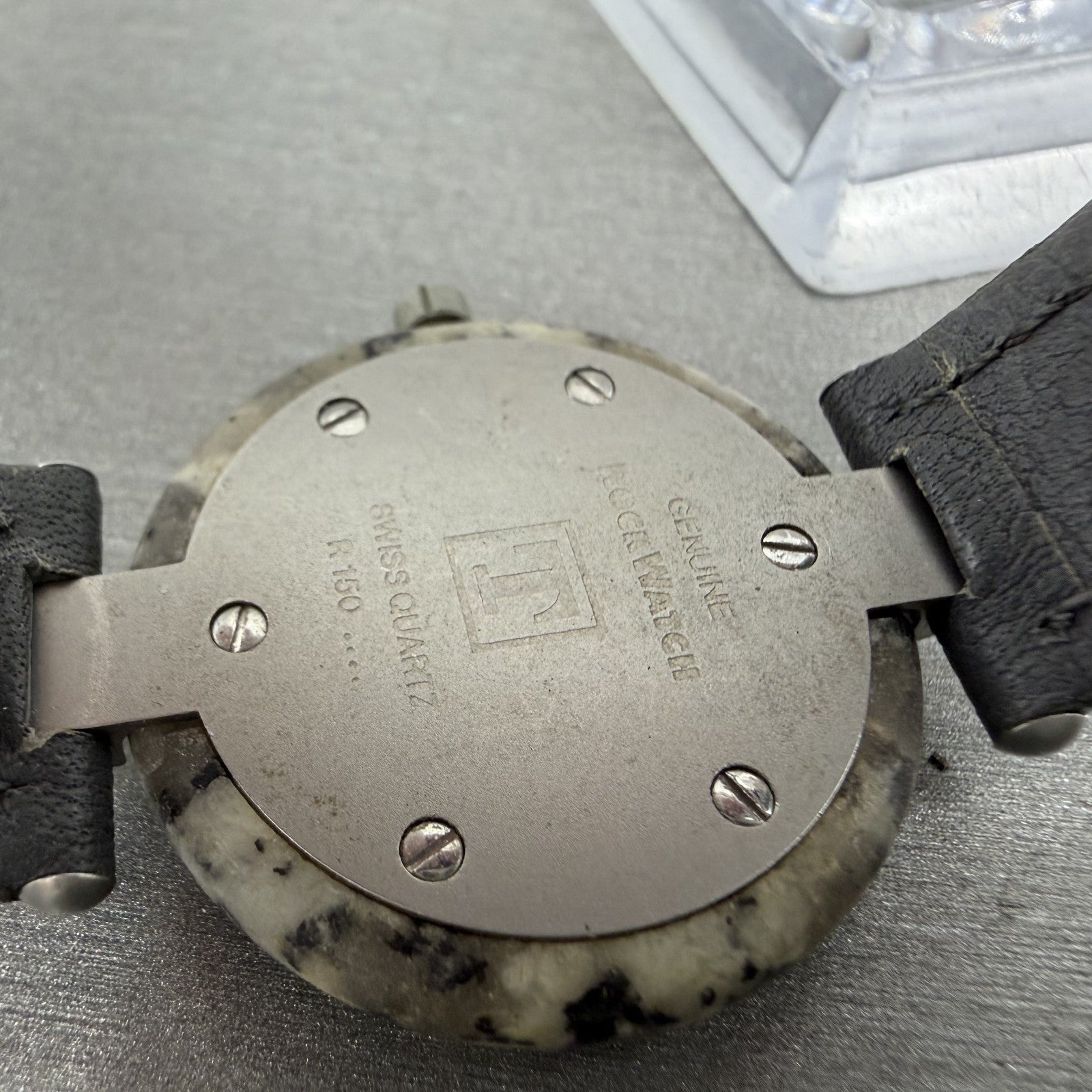 Tissot Rock Watch Women 30mm Silver Stone Dial Stone Case Round R150 New Battery10