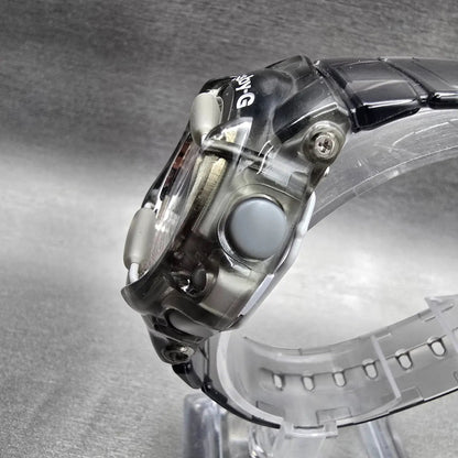 Casio Baby-G BG-169R Watch Women 42mm Silver Gray Chrono Alarm Round New Battery2