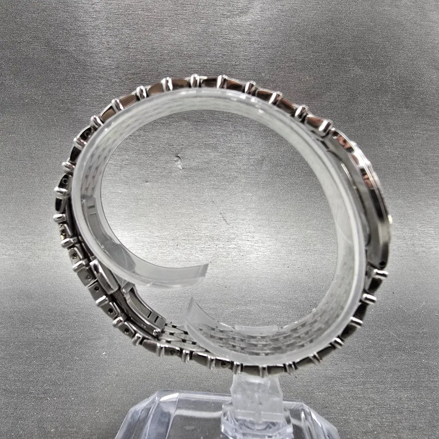 Wittnauer Watch Women 25mm White Dial Silver Tone Round 12R05 New Battery9