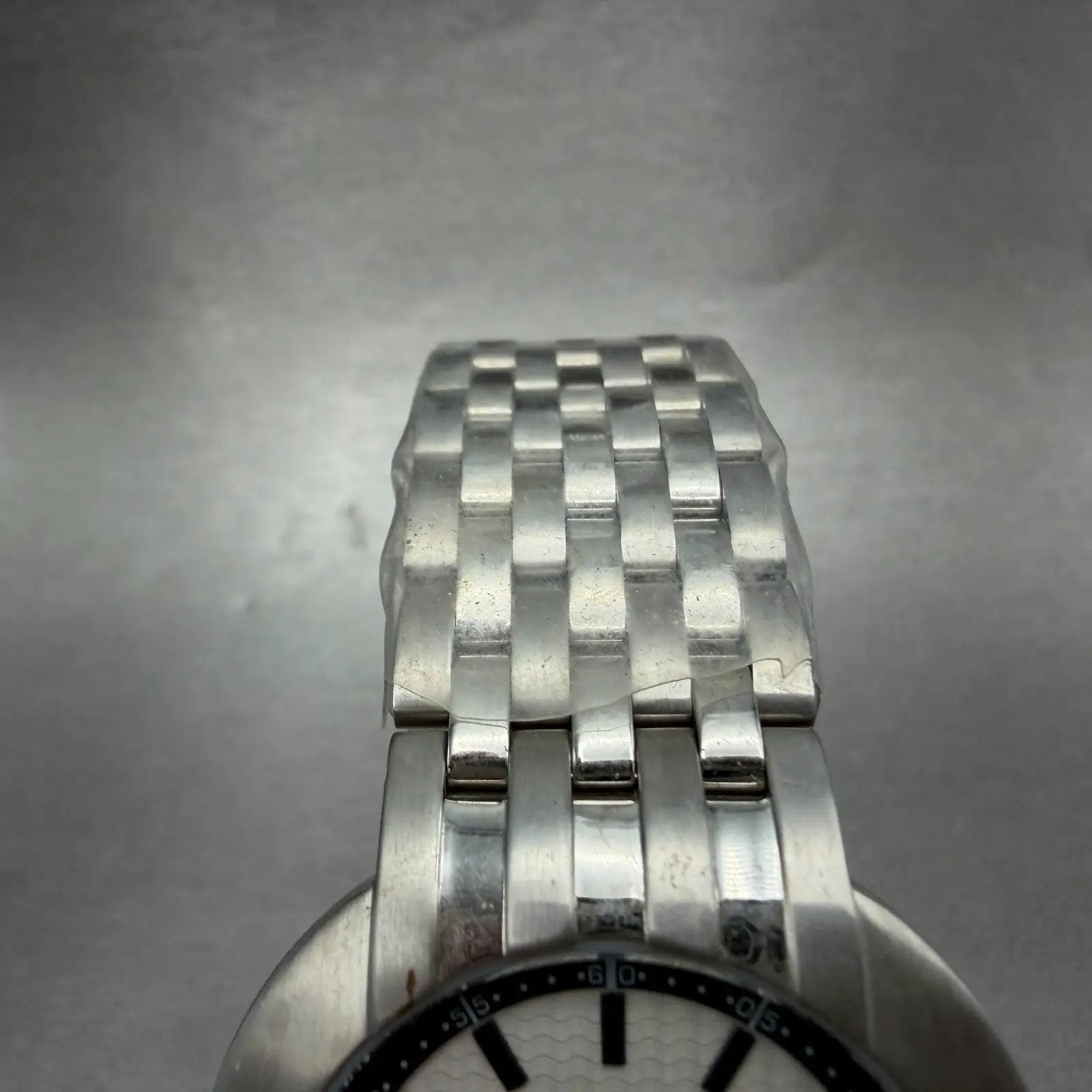 Invicta Watch Men 37mm Silver Dial Silver Tone Date Round 9637 new Battery4