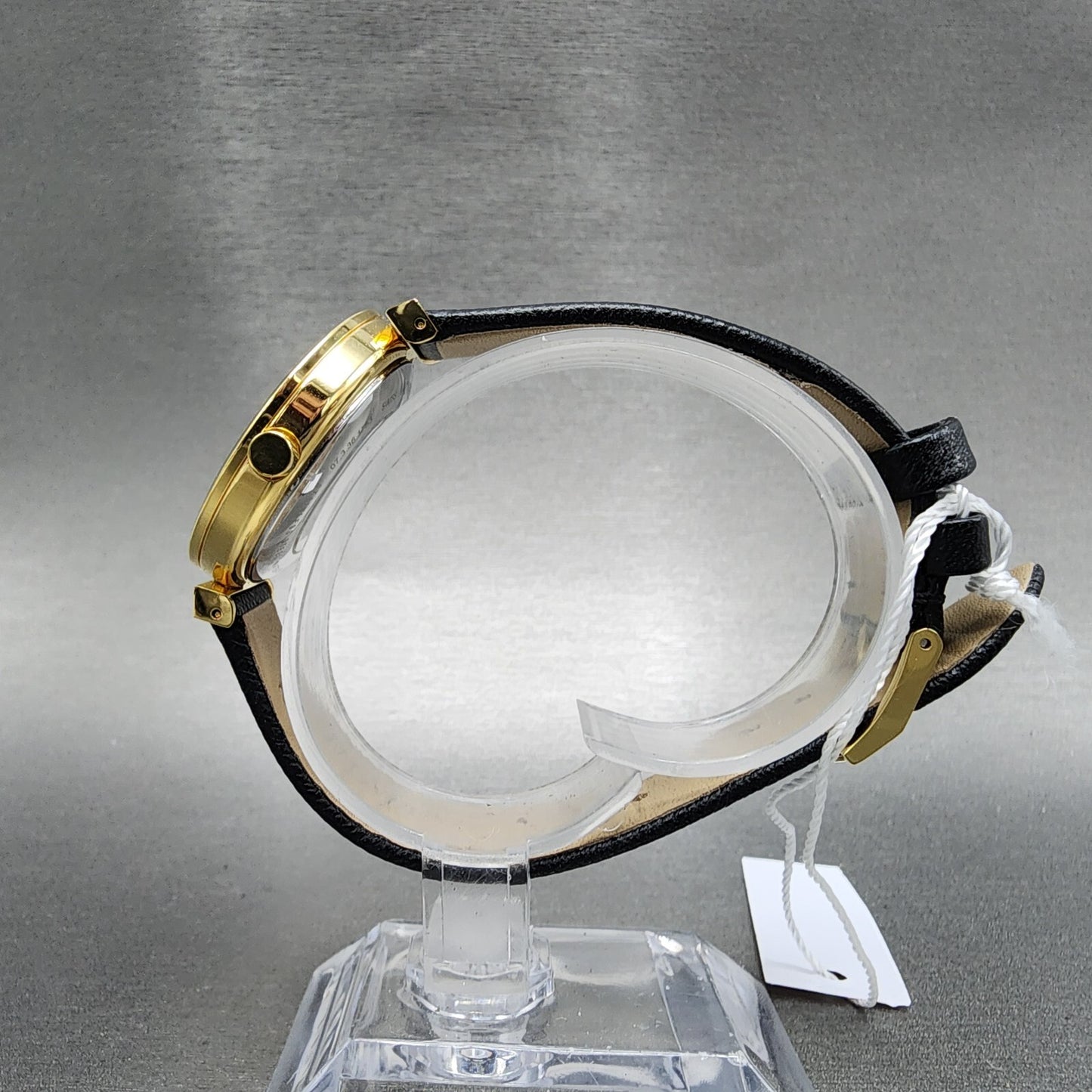 Movado Museum Classic Automatic Watch Women 32mm Black Dial Gold Tone Date Runs6