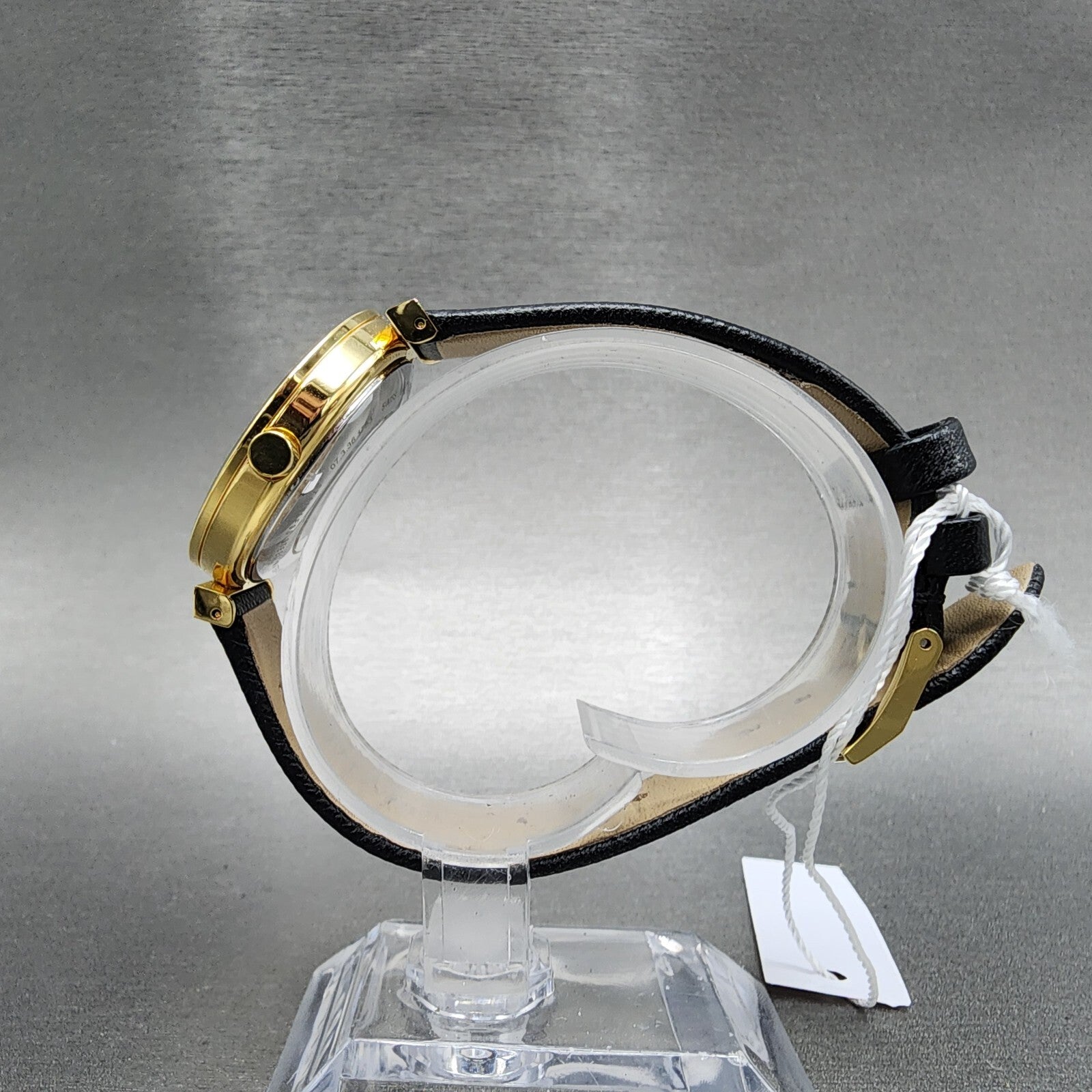 Movado Museum Classic Automatic Watch Women 32mm Black Dial Gold Tone Date Runs6