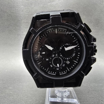 Invicta Akula Chronograph Watch Men 51mm Black Dial Black Tone Date 22372 NewBat5