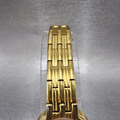 Seiko Watch Women 20mm Champagne Dial Gold Tone Round 4n000191 New Battery4
