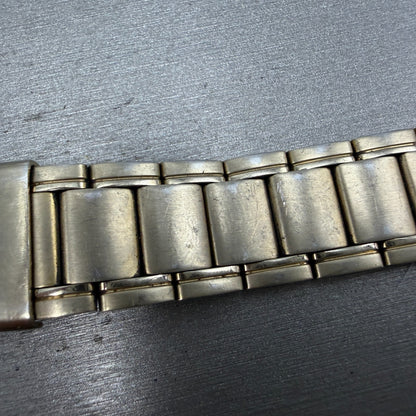 Seiko Bracelet 20mm Stainless Steel Gold Tone Tri Folding Clasp M03N-D-E Japan3