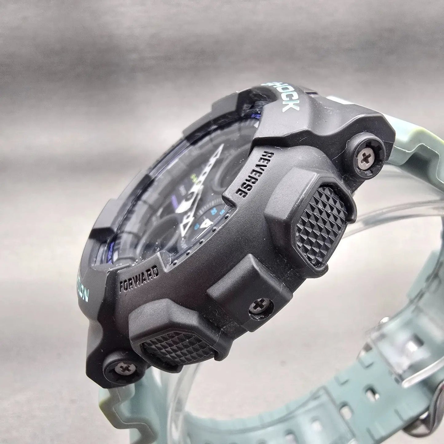 Casio G-Shock GMA-S140 Watch Women 46mm Black Gray Alarm Chronograph New Battery2