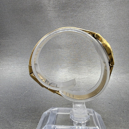 Seiko Watch 17mm Women Champagne Dial Gold Tone Round 20200329 New Battery9