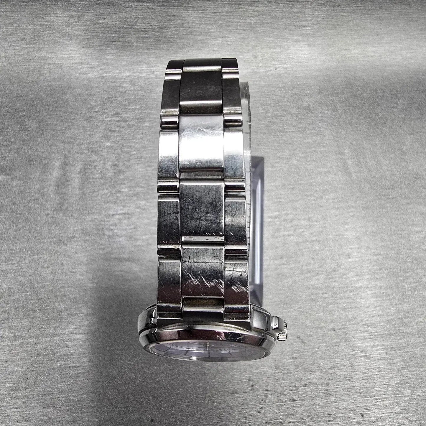 Seiko Lukia Watch Women 29mm Purple Dial Silver Tone Date Round 7N82-6E00 NewBat4