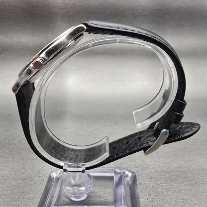 Seiko Spirit Watch Men 34mm Ivory Dial Silver Tone Round 5S21-7A30 New Battery6