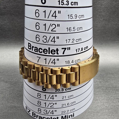 Seiko President Watch Men 35mm Gold Dial Gold Tone Daydate 5Y23-8A60 New Battery9