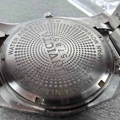 Invicta Watch Men 45mm Silver Dial Silver Tone Daydate Round 5785 PARTS10