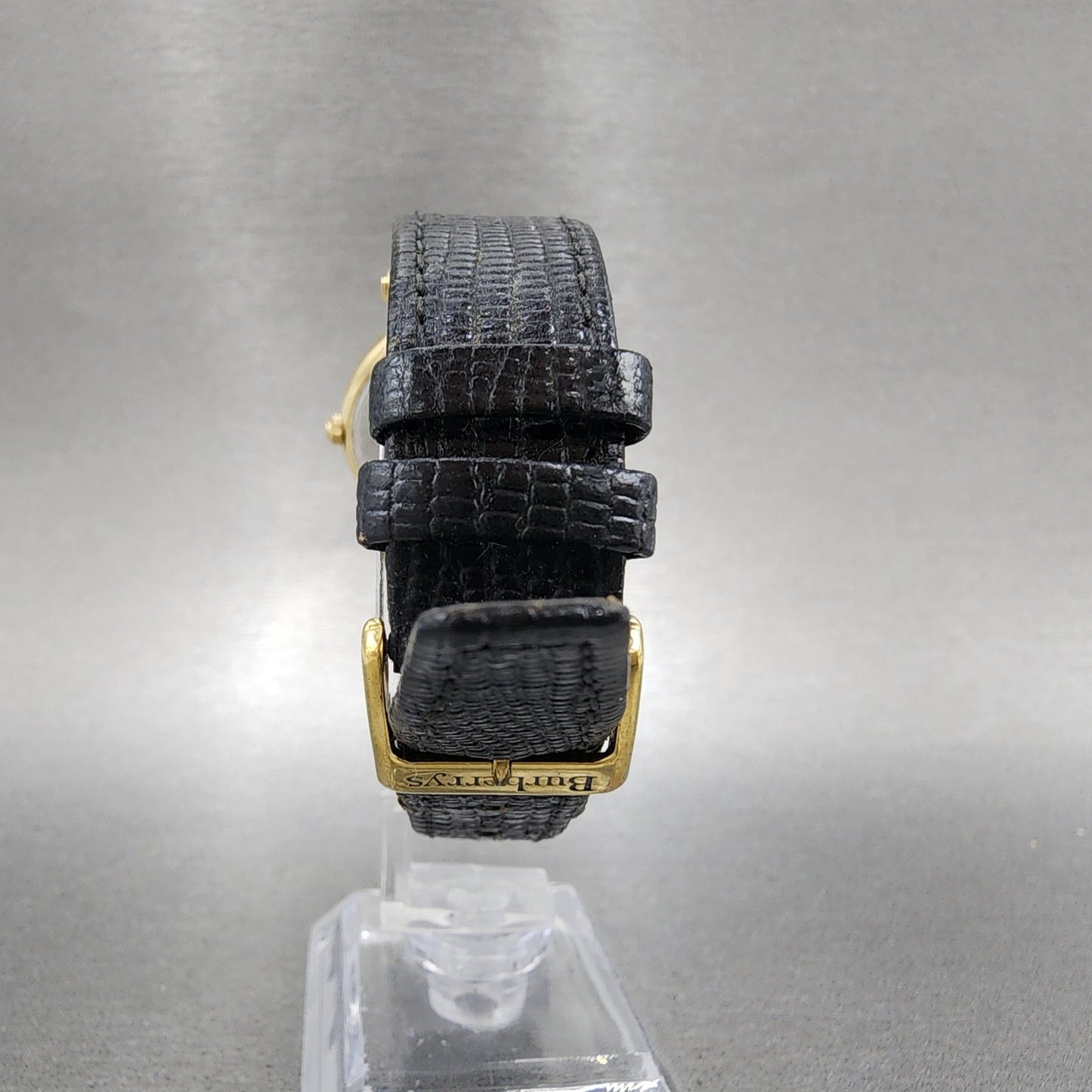 Burberry Watch Men 32mm Black Dial Gold Tone Round 3200 PARTS8