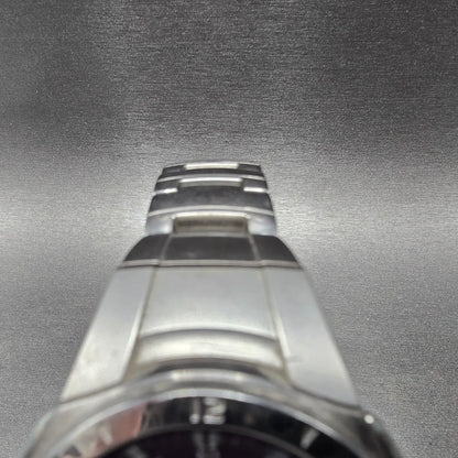 Casio WVA-400J Watch Men 42mm Blue Dial Silver Alarm Chrono WaveCeptor PARTS 675